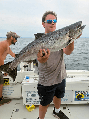 Nice Lake Ontario fish caught during the 2024 season.